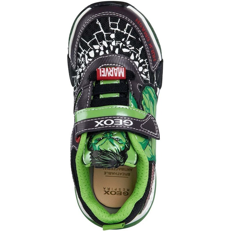 Dětské sneakers boty Geox x Marvel černá barva