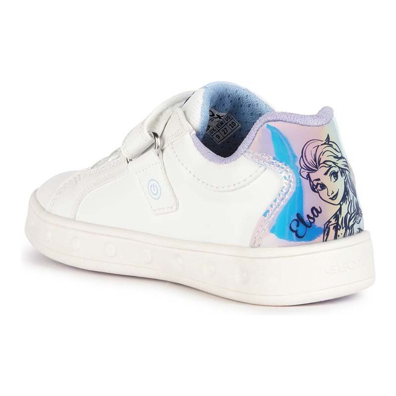 Dětské sneakers boty Geox x Disney bílá barva