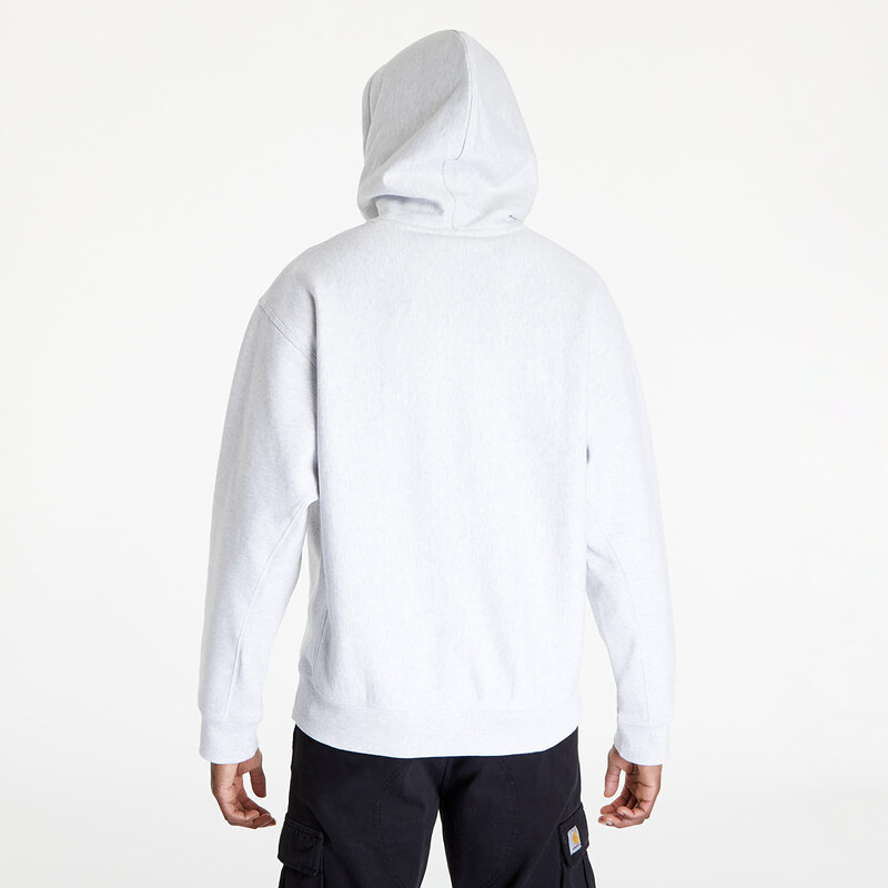 Pánská mikina Carhartt WIP Hooded American Script Sweat Ash Heather