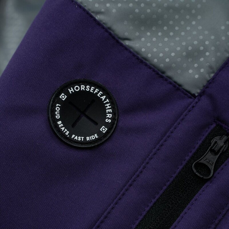 horsefeathers Dětská zimní bunda saddie youth jacket violet