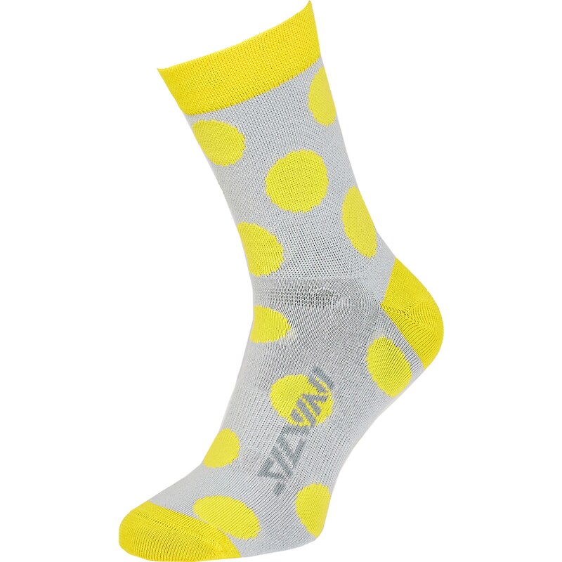 Unisex ponožky Silvini Bevera žlutá/šedá