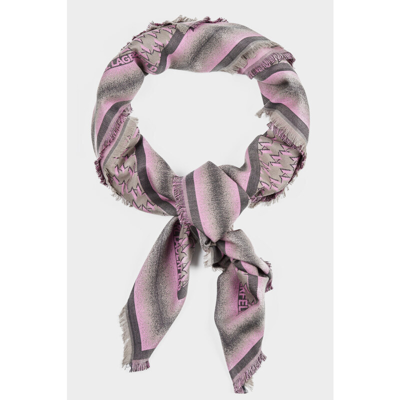 ŠÁLA KARL LAGERFELD K/MONOGRAM SCARF