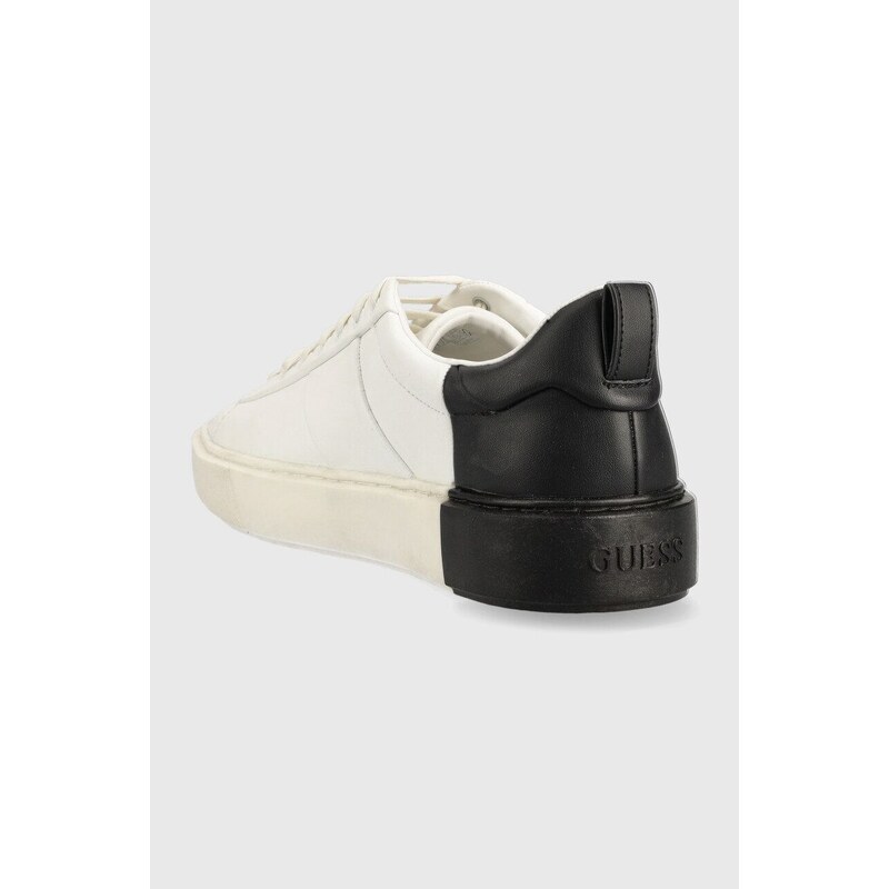 Sneakers boty Guess New Vice bílá barva, FM5NVI LEA12 WHBLK