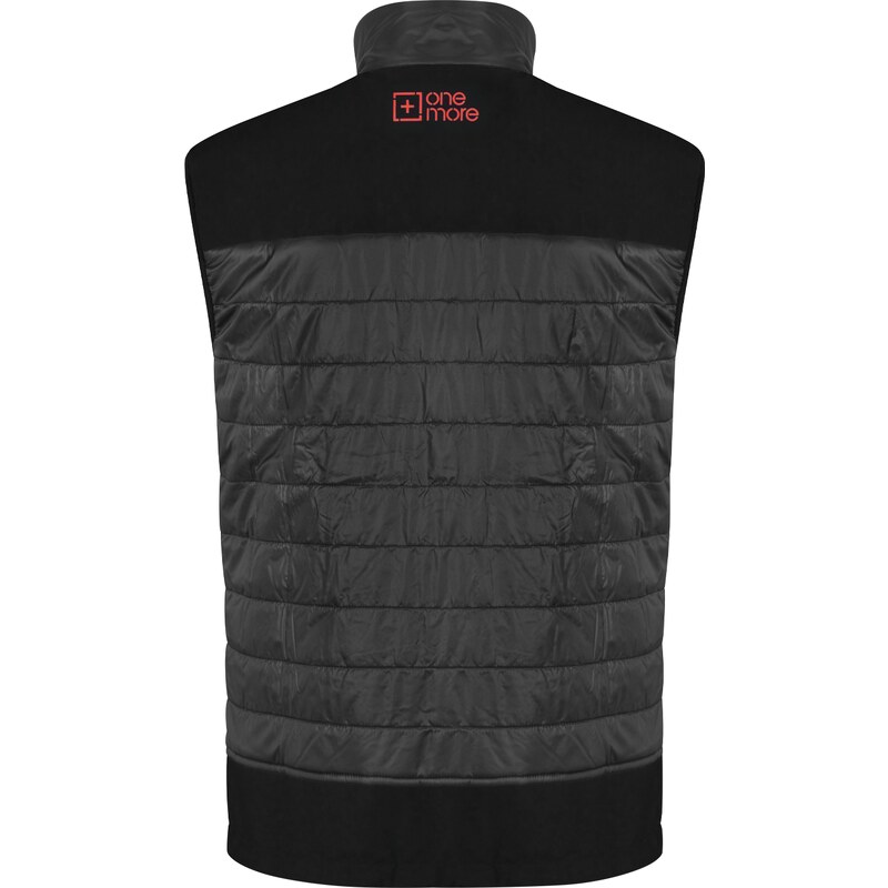 ONEMORE 501- ECO-PADDED SOFTSHELL VEST MAN BLACK/BLACK/BLACK