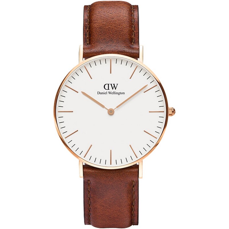 Daniel Wellington unisex hodinky Classic St Mawes 36 mm Rose gold 65657957