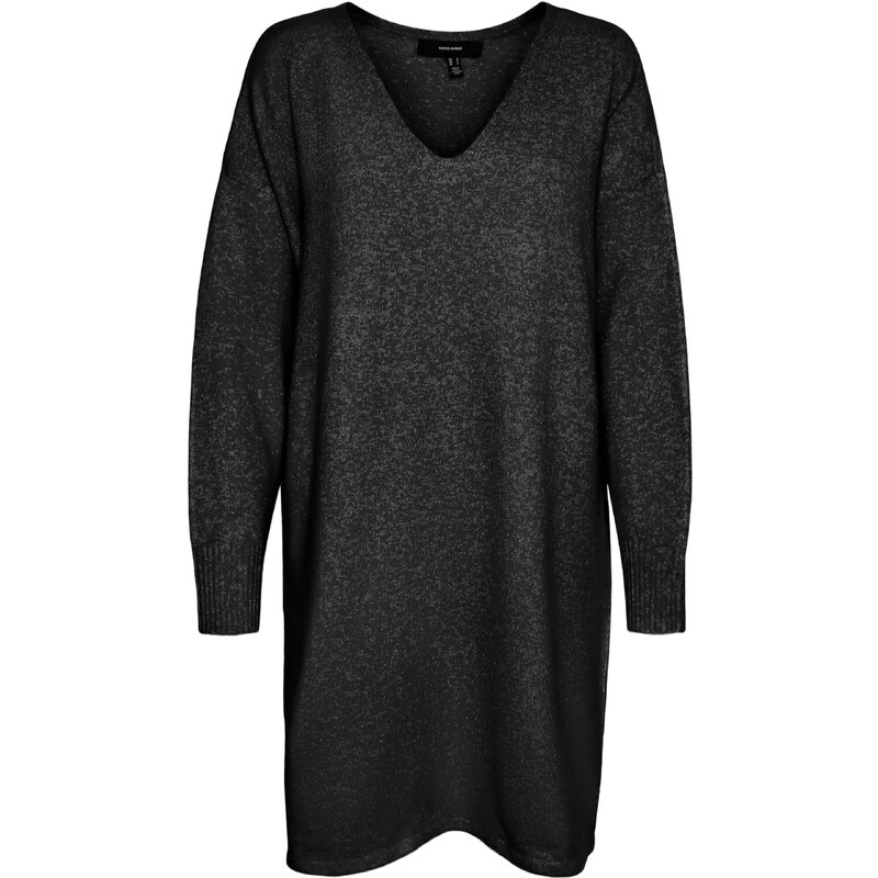 VERO MODA Úpletové šaty DOFFY černá