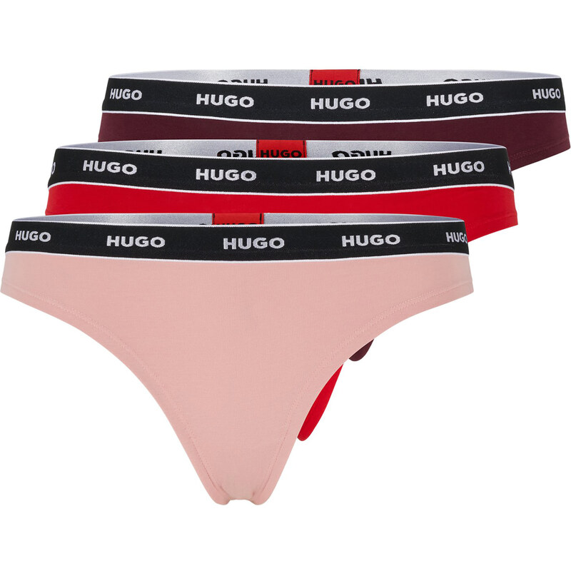 HUGO BOSS Dámská tanga 3Pack