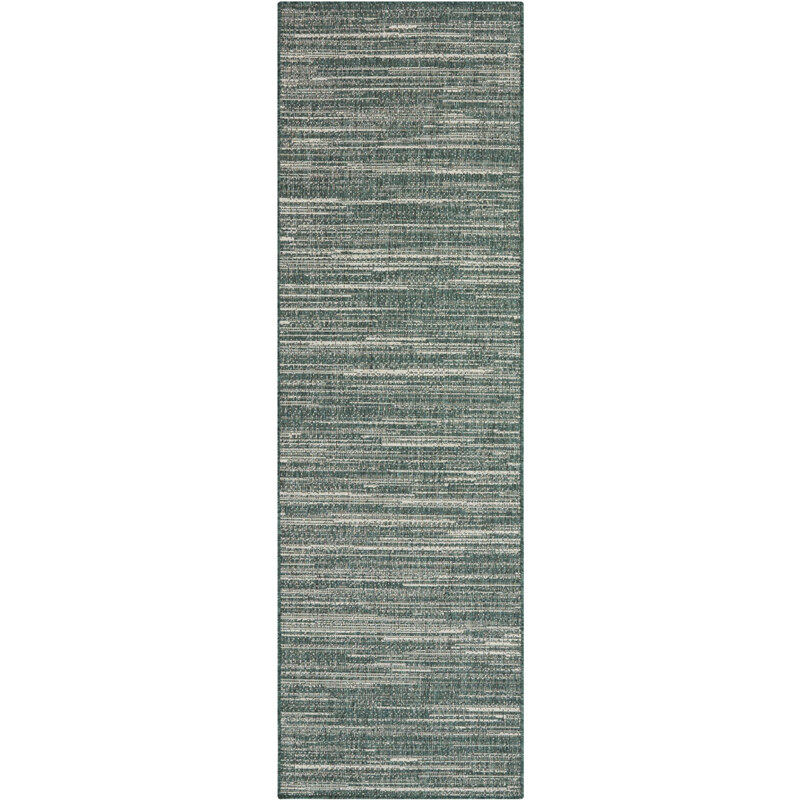 ELLE Decoration koberce Kusový koberec Gemini 105547 Green z kolekce Elle – na ven i na doma - 80x350 cm