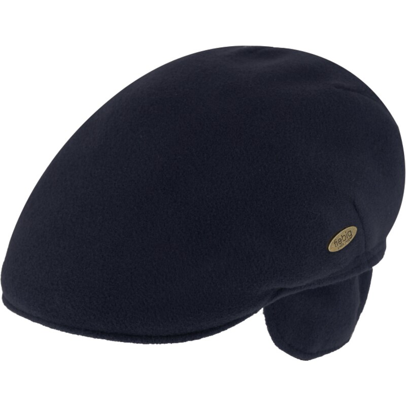 Zimní modrá bekovka driver cap od Fiebig - crushable (ušní klapky)
