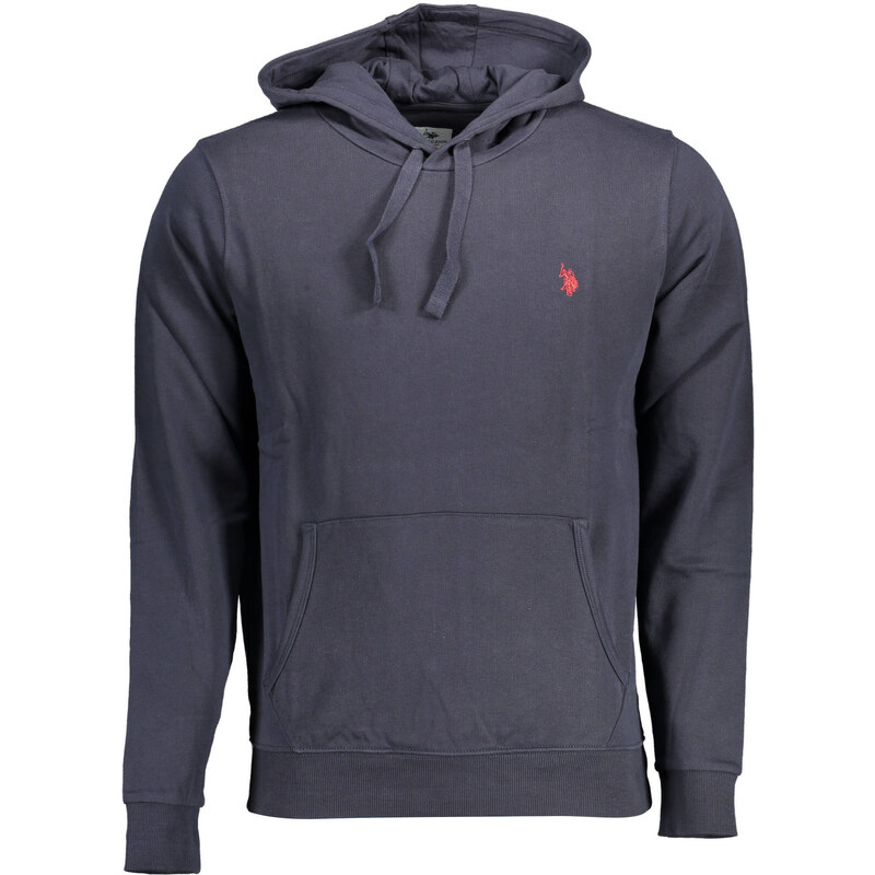 US Polo Assn Modrá mMikina s kapucí US Polo