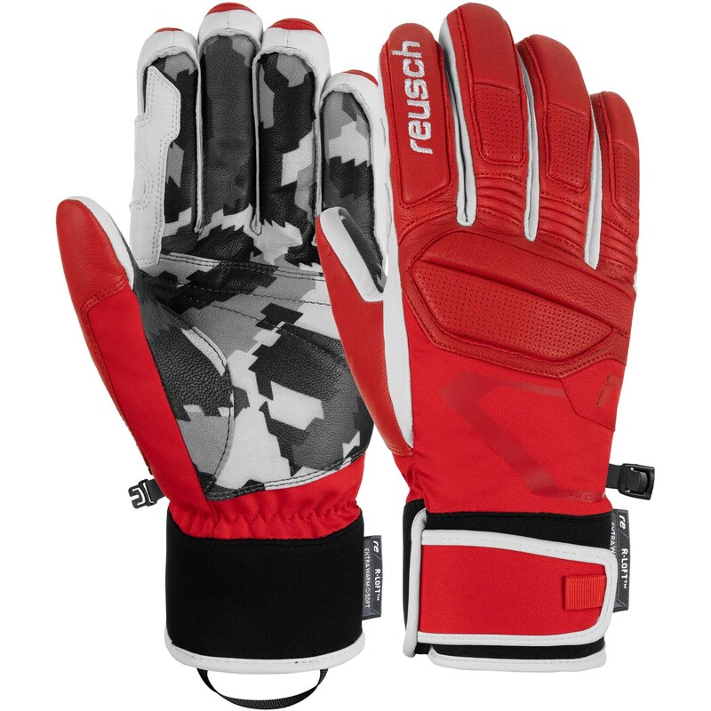 REUSCH MARCO ODERMATT Fire Red/Grey Camo