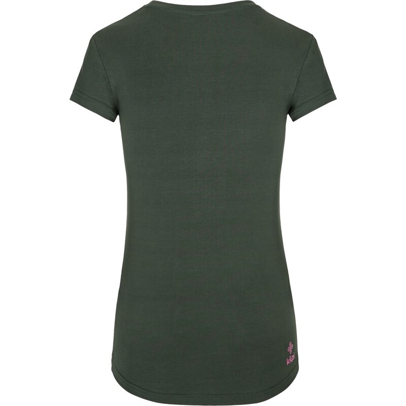 Dámské tričko s krátkým rukávem Kilpi TORNES-W tmavě zelená