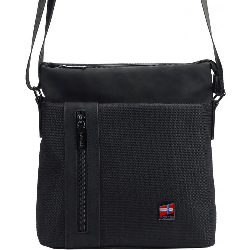 Nordee Pánská crossbody taška 23 x 24 cm černá
