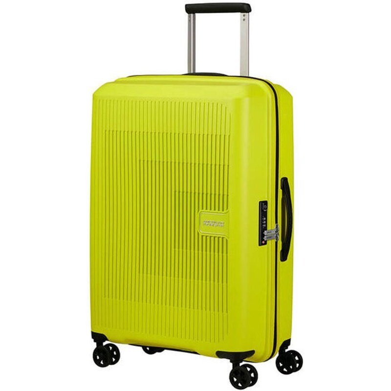 American Tourister Skořepinový cestovní kufr Aerostep M EXP 66,5/72,5 l tmavě modrá