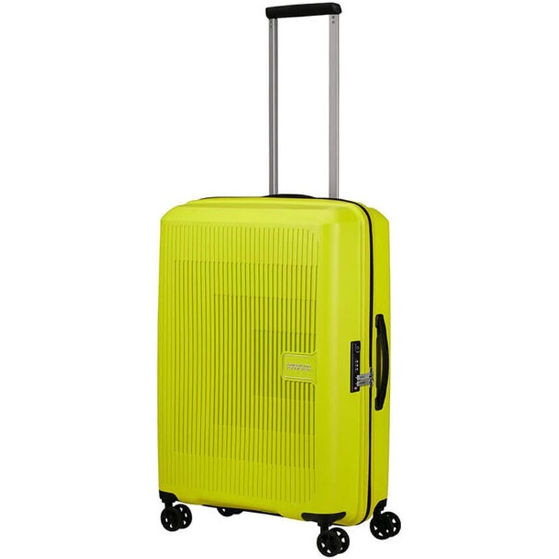 American Tourister Skořepinový cestovní kufr Aerostep M EXP 66,5/72,5 l tmavě modrá