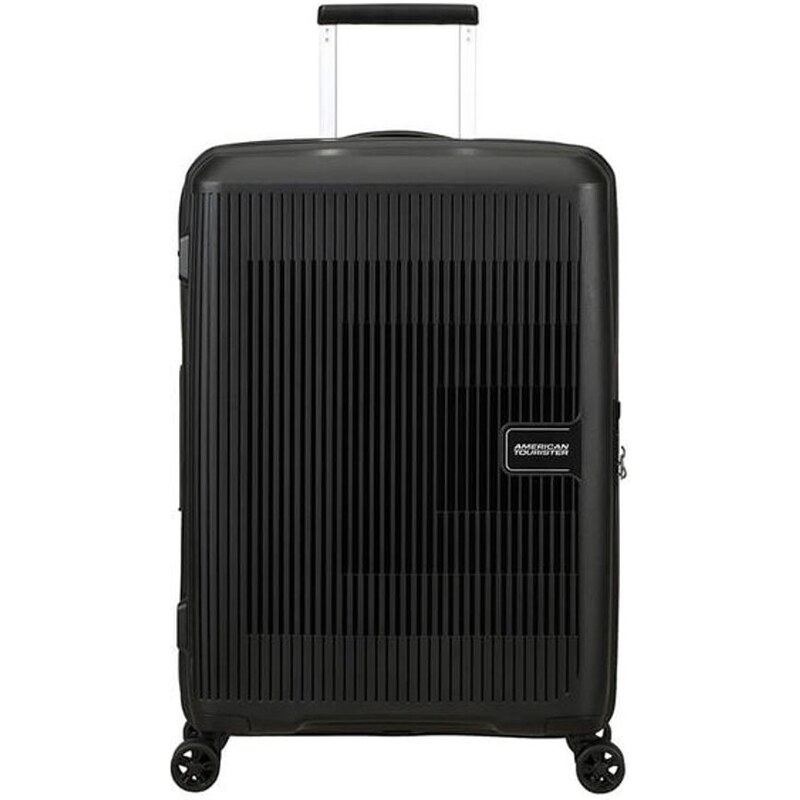 American Tourister Skořepinový cestovní kufr Aerostep M EXP 66,5/72,5 l černá