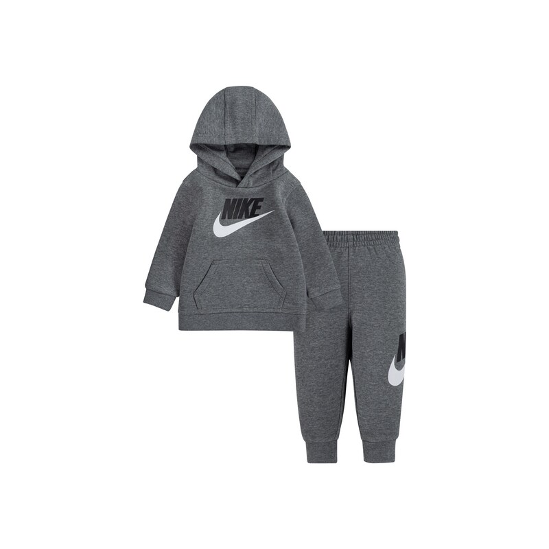 Nike fleece po hoodie & jogger 2pc set HEATHER
