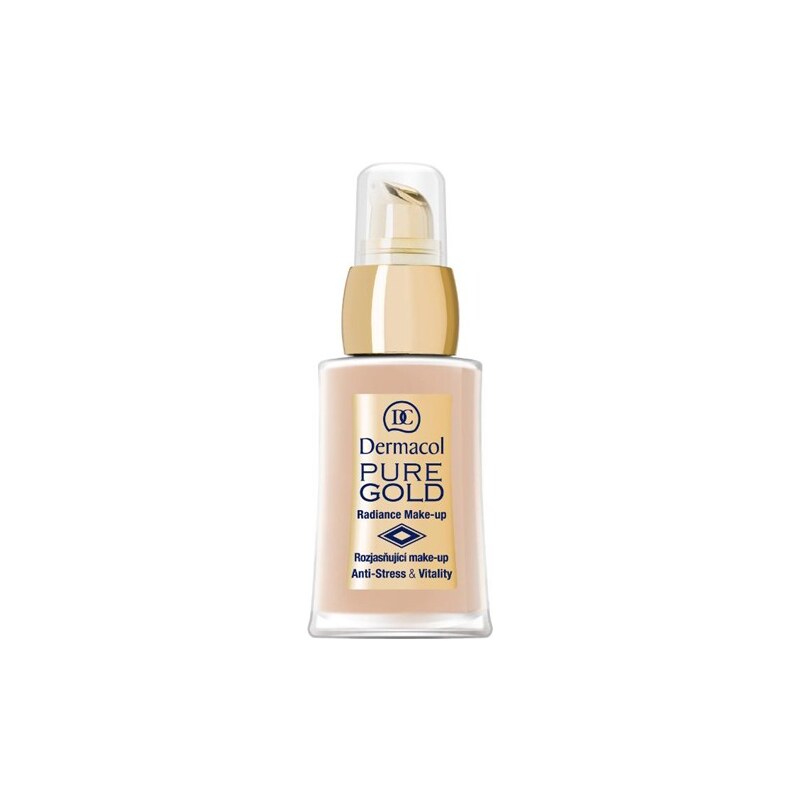 Dermacol Rozjasňující make-up s aktivním zlatem (Pure Gold Radiance Make-up) 30 ml Odstín č. 1