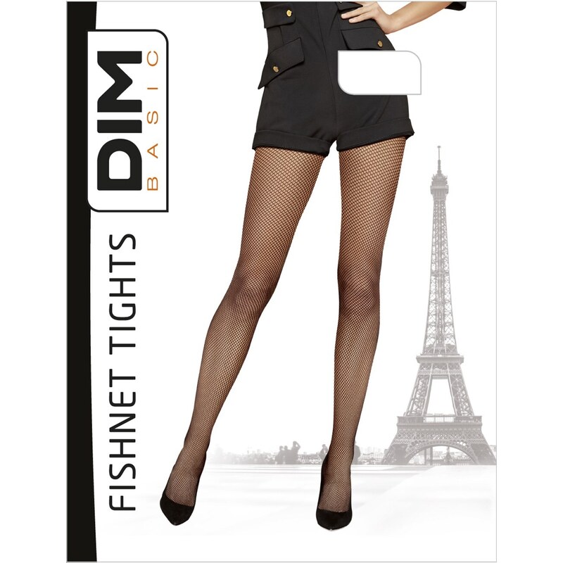 Punčochy Dim Fishnet tights - výprodej