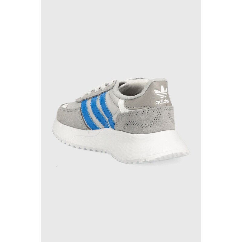 Dětské sneakers boty adidas Originals RETROPY F2 C šedá barva