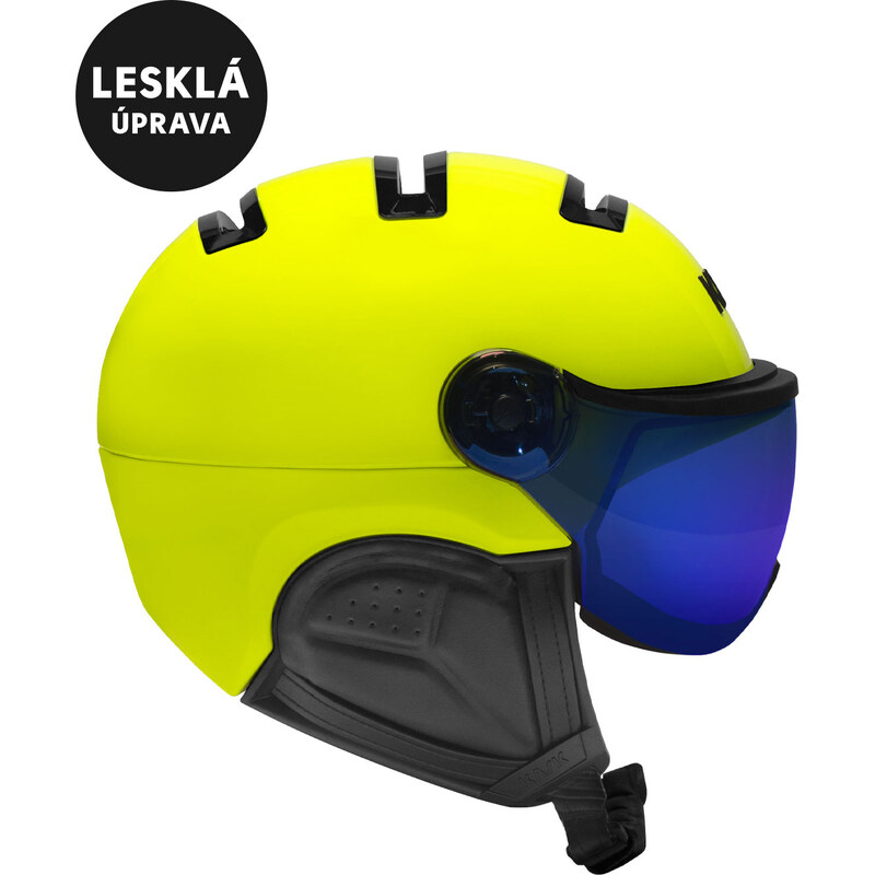 Lyžařská helma se štítem Kask Piuma R Firefly Yellow