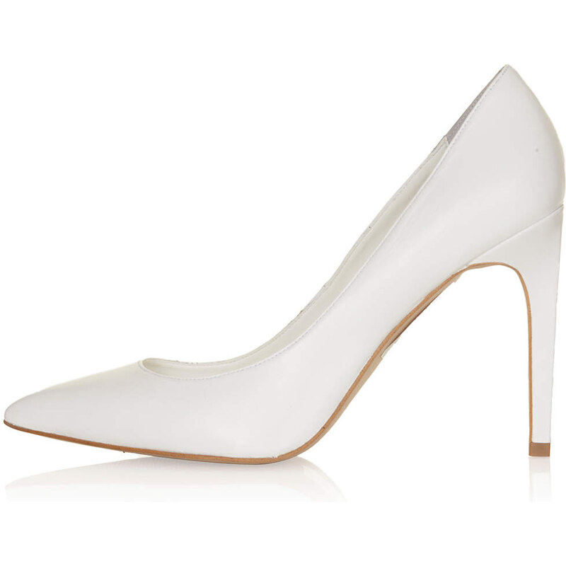 Topshop GLORY White High Court Shoes
