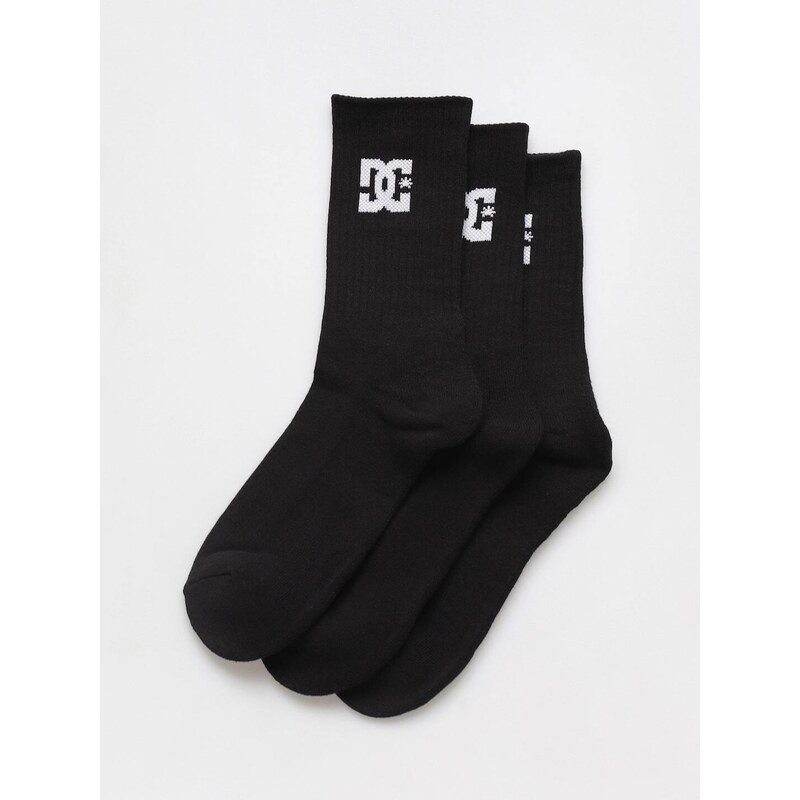 DC Spp Crew 3Pk (black)černá