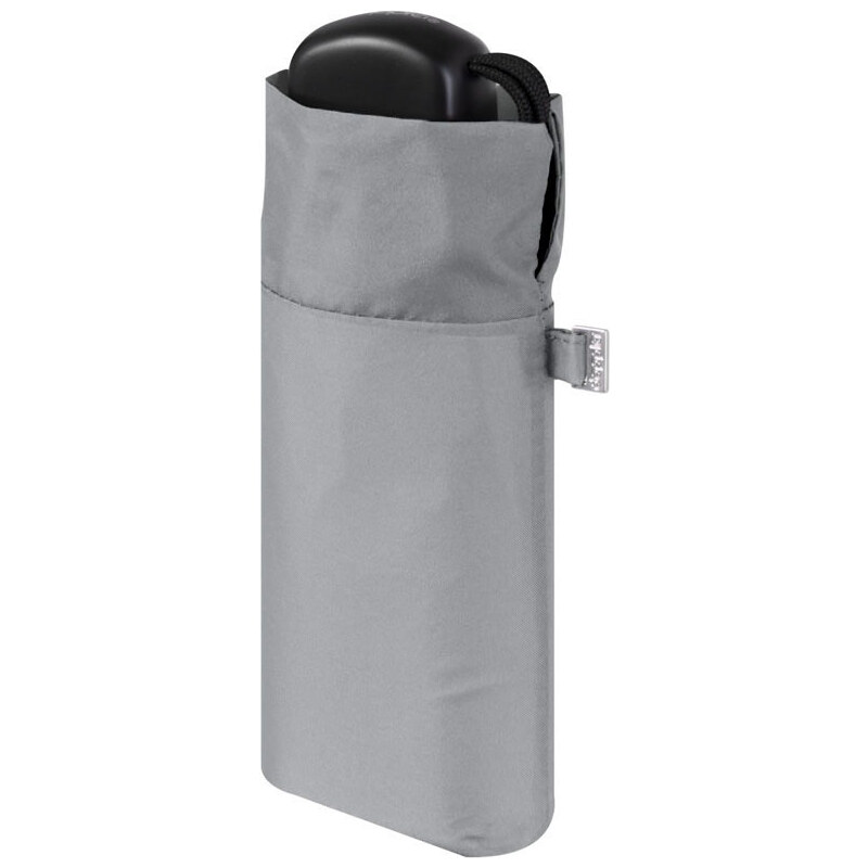 Doppler Handy Fiber 27 - dámský skládací mini deštník šedá