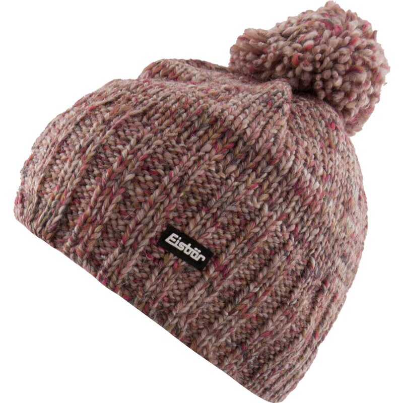 Zimní čepice Eisbär Wms Wally Pompon Pink růžová 109624788