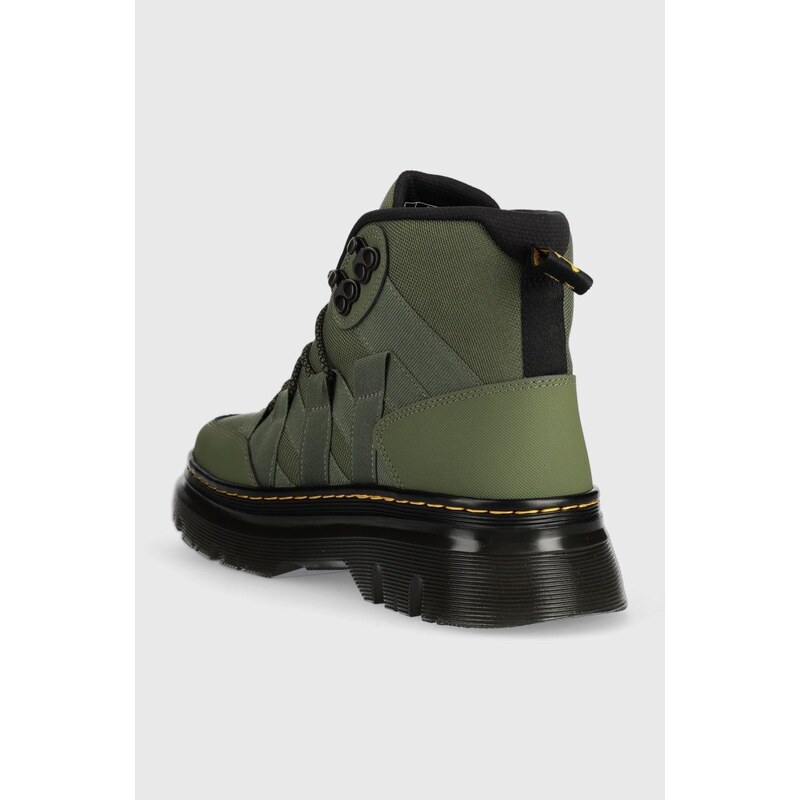 Farmářky Dr. Martens Boury dámské, zelená barva, na plochém podpatku, DM27831384