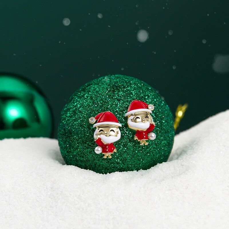 Éternelle Vánoční náušnice Santa Claus 76026440