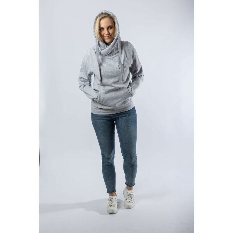 Klokart Eva Samková - unisexová mikina Návštěva - S / Unisex / Šedá