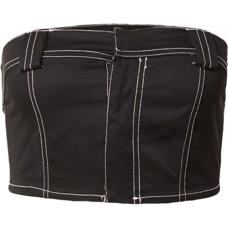 Nasty Gal Top černá / bílá 109494911