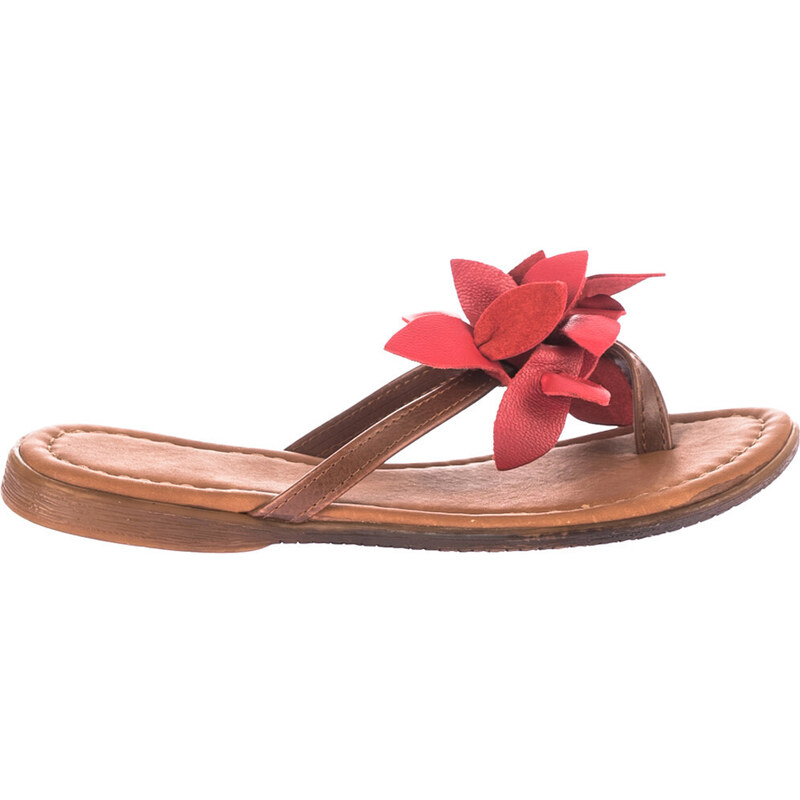 Women's Slippers Trendyol Leather Flower