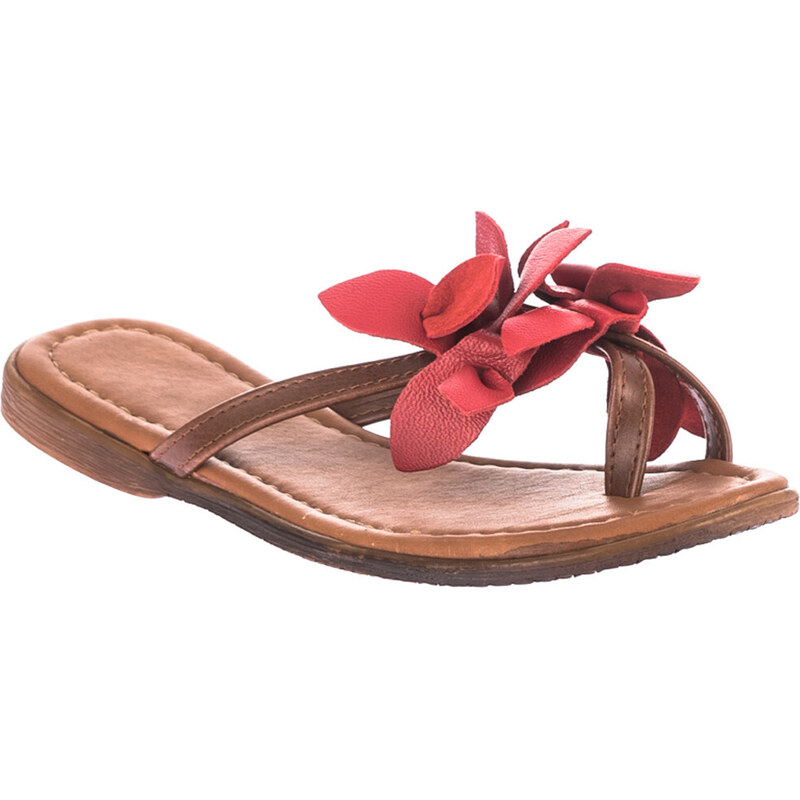 Women's Slippers Trendyol Leather Flower