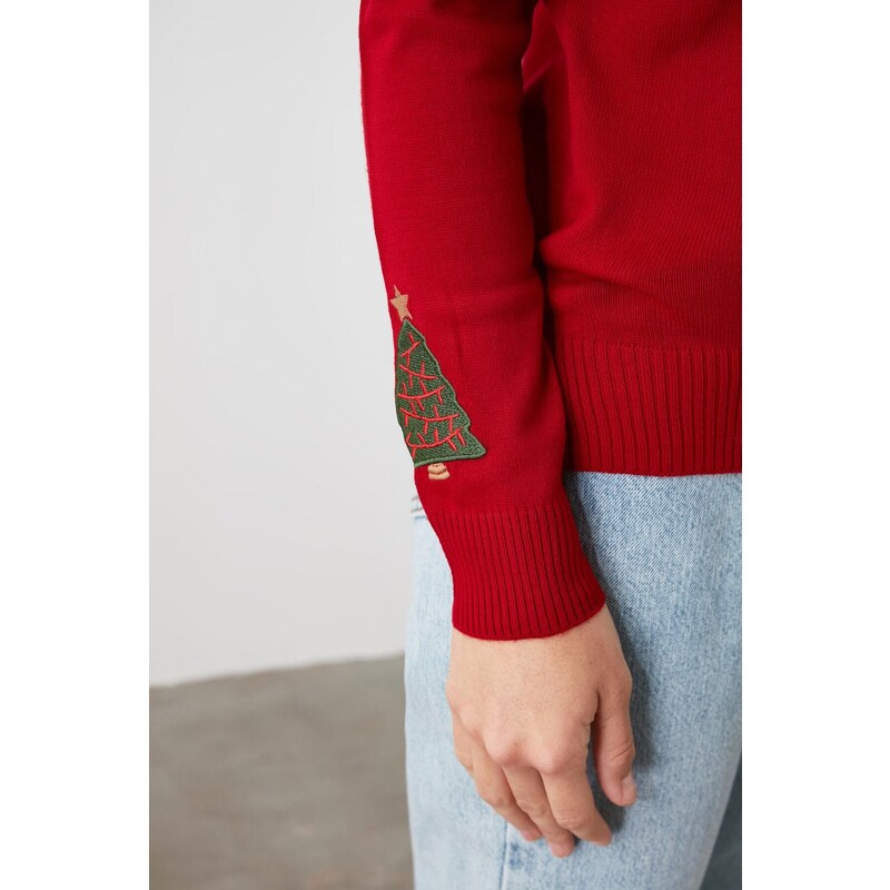 Trendyol Sweater - Red - Standard