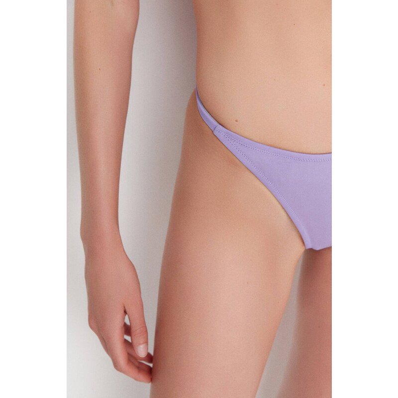 Trendyol Lilac Low Waist Bikini Bottoms