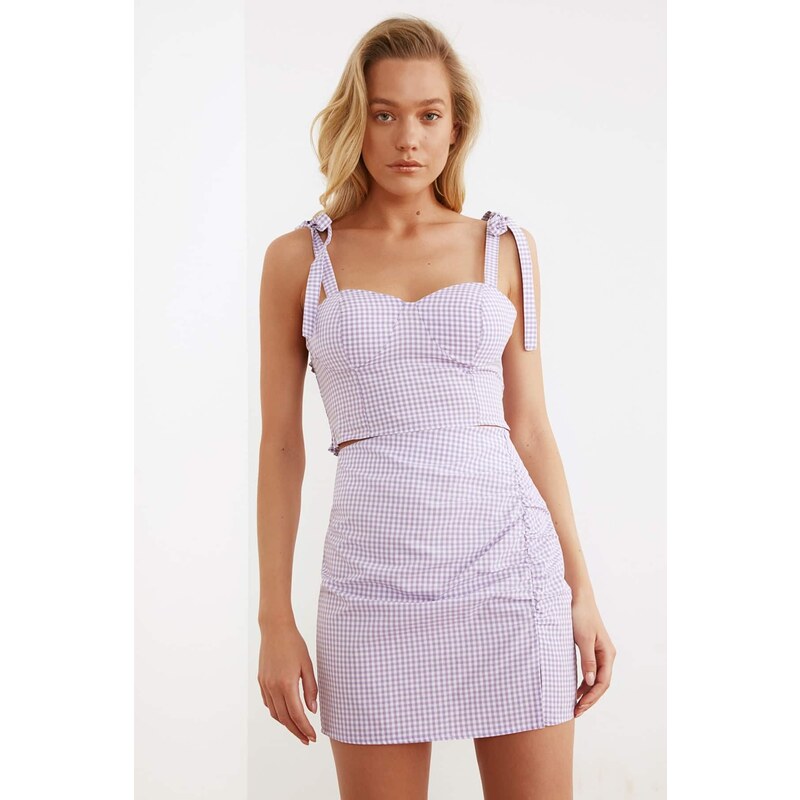 dámský komplet Trendyol Checkered 107258229
