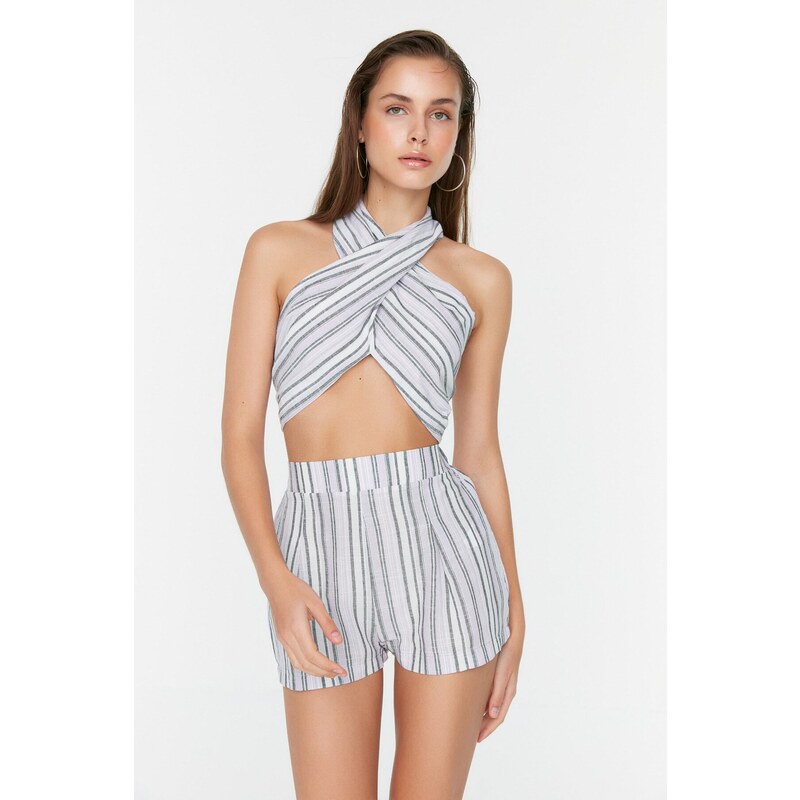 Dámský set Trendyol Striped 115721326