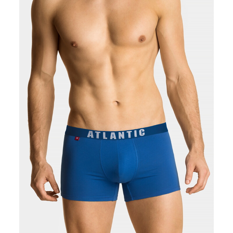 Pánské sportovní boxerky ATLANTIC 3Pack - tyrkysové/modré/tmavě modré