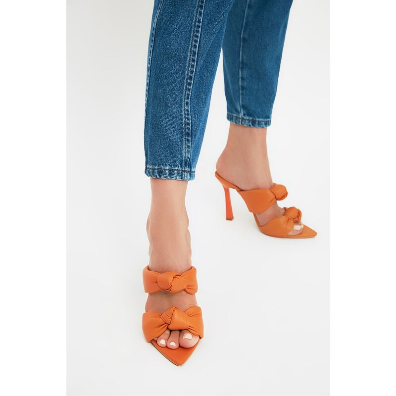 Trendyol Orange Womens Slippers