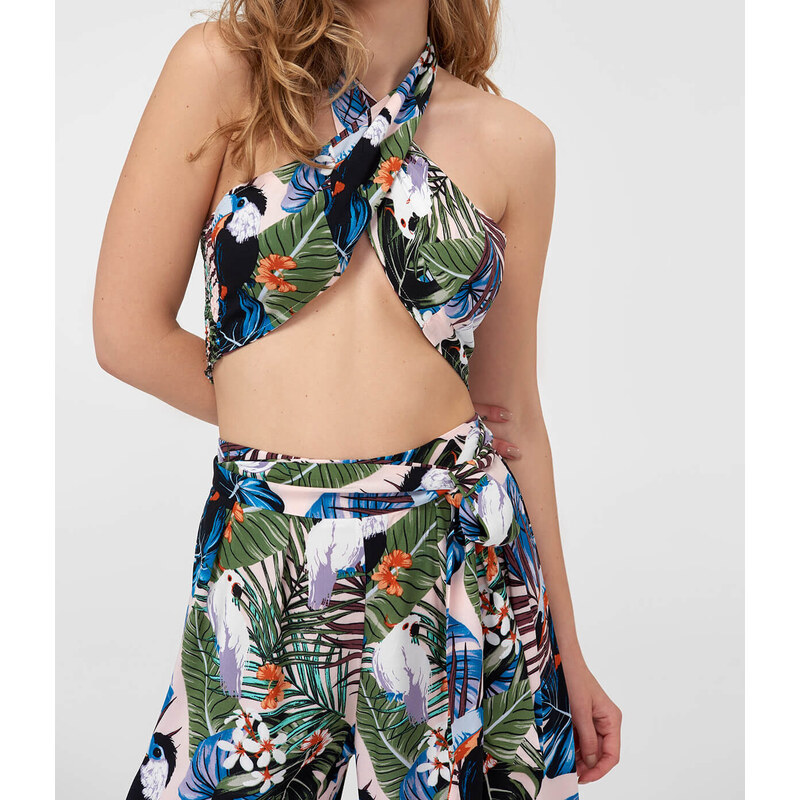Womens Top Trendyol Multicolored Crop
