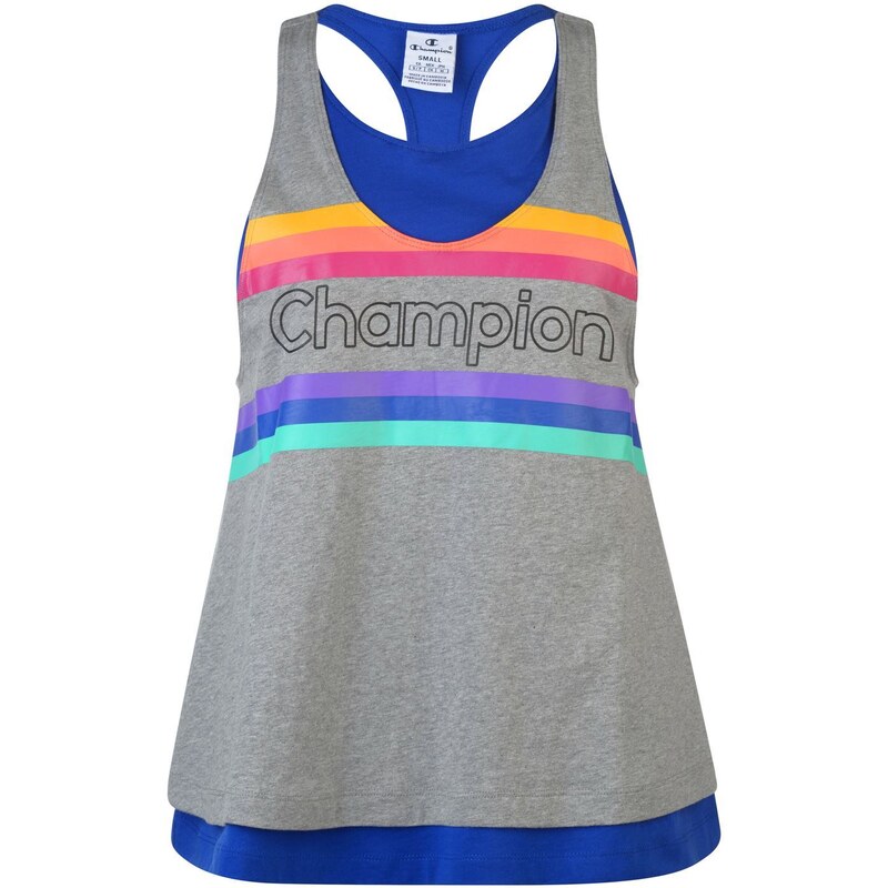Champion Rainbow Stripe Tank Top