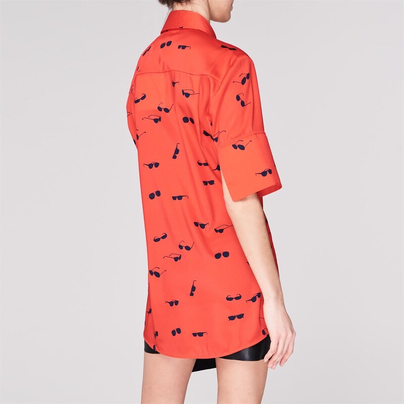 Victoria Victoria Beckham Short sleeve printed shirt