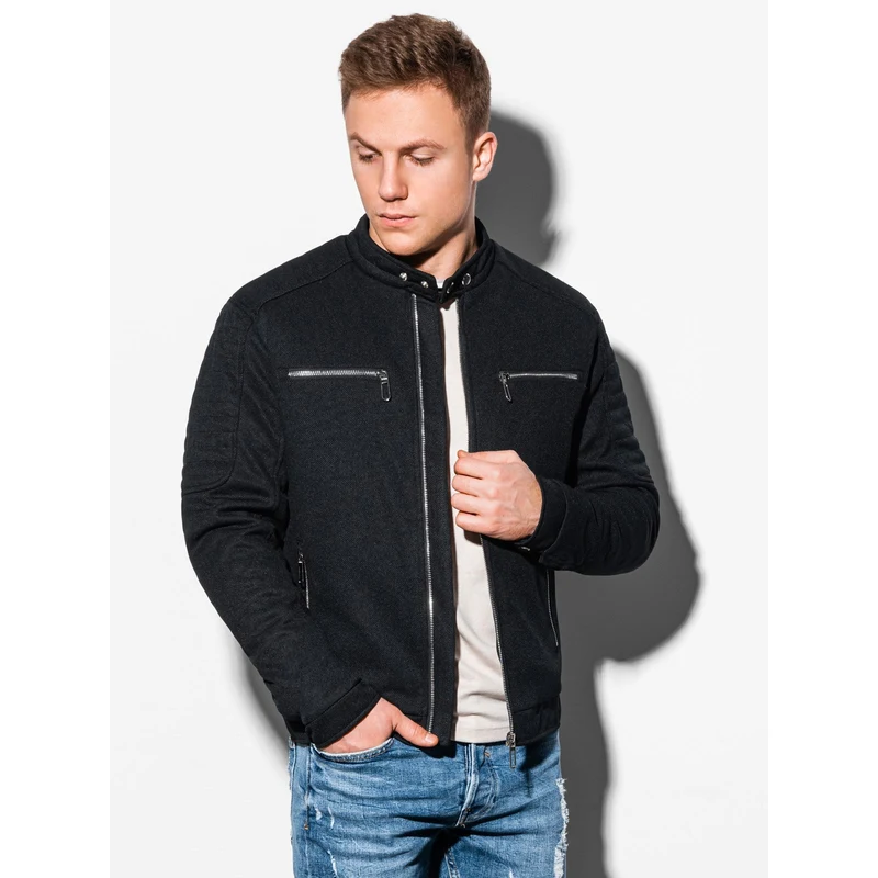 Ombre Clothing Men's mid-season quilted jacket - GLAMI.cz