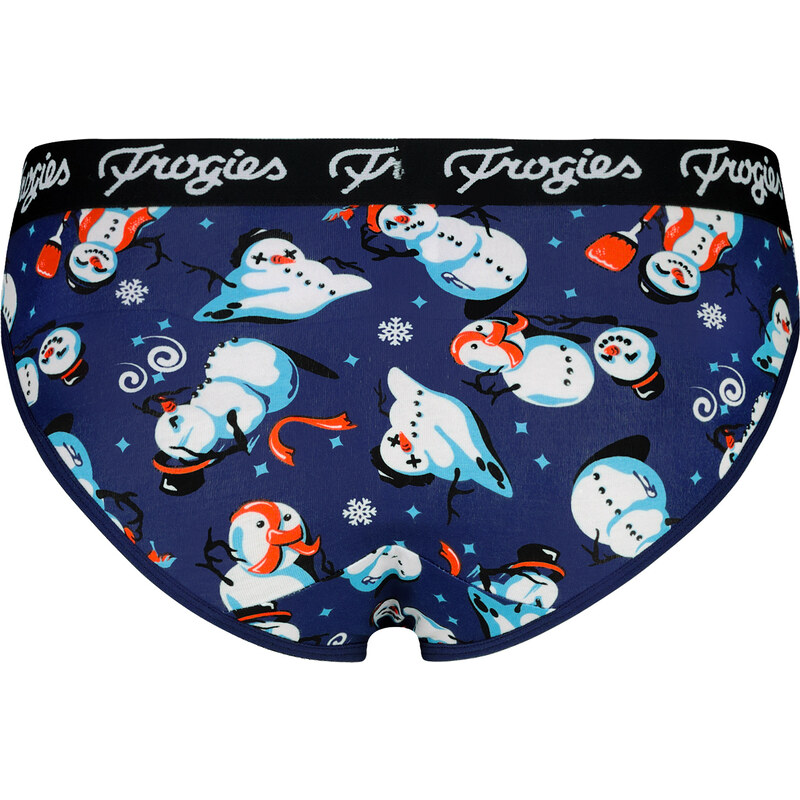 Dámske kalhotky Snowmen Christmas - Frogies
