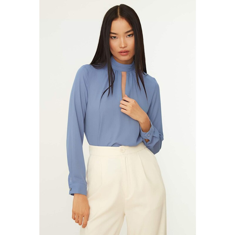 Dámská halenka Trendyol Collar detailed 107064277