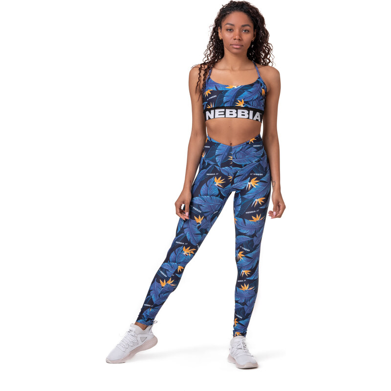 Nebbia High-waist Ocean Power legíny 561 ocean blue XS