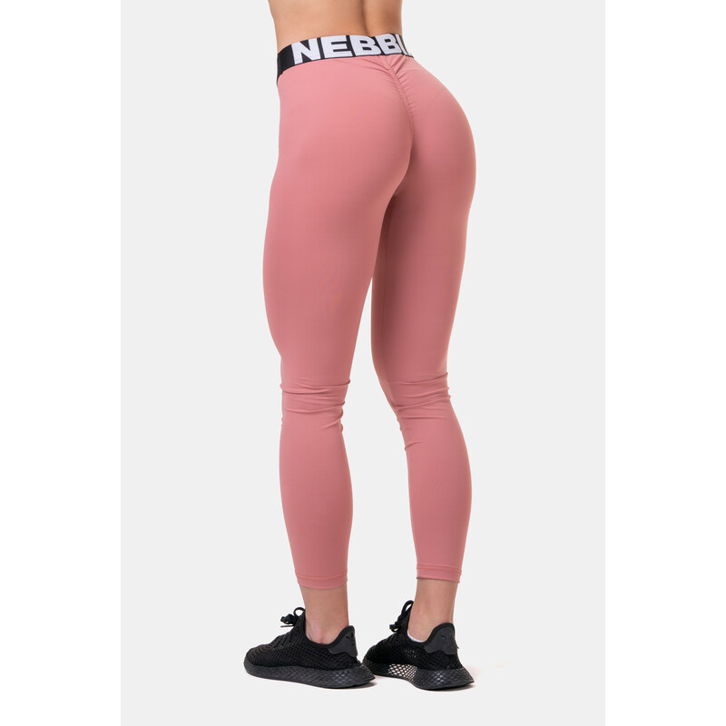 Nebbia Squat Hero scrunch butt legíny old rose XS