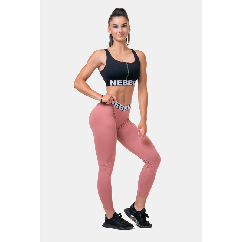 Nebbia Squat Hero scrunch butt legíny old rose XS